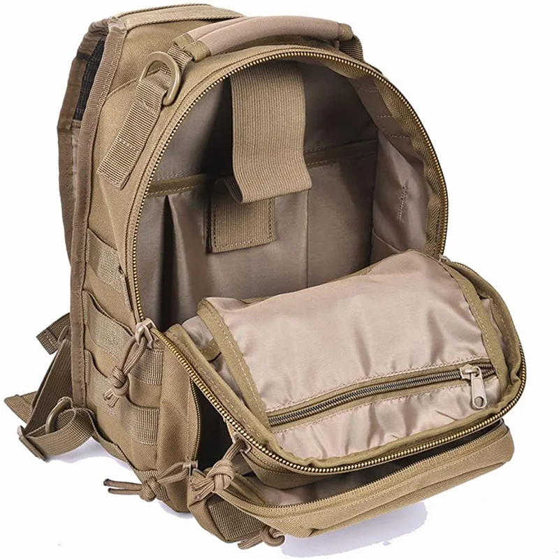 China Factory Customized Assault Sling Bag Tactical Shoulder Sling Backpack Good Quality Tactical Carry Bag