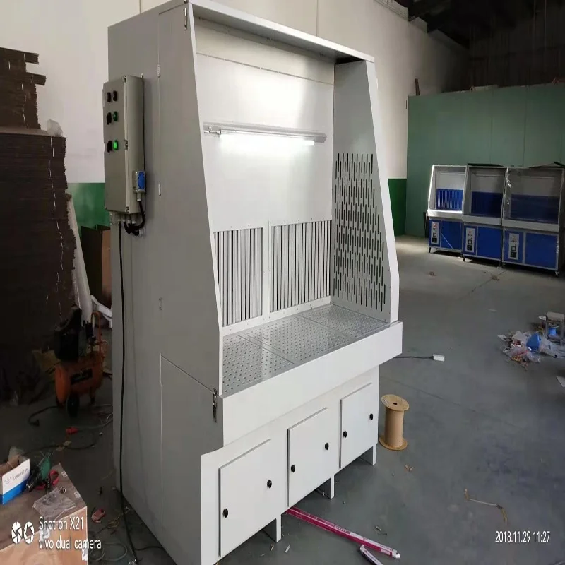 Grinding and Dedusting Table Downdraft Worktable