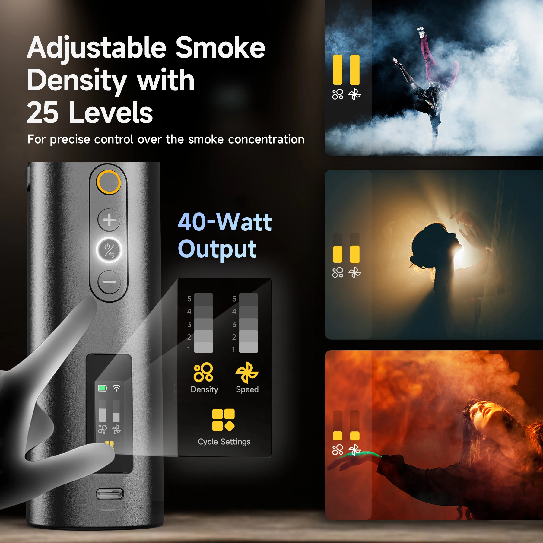 COLBOR ポータブルフォグマシン CF5 Amazon.com: COLBOR CF5 Fog Machine Portable Smoke Machine