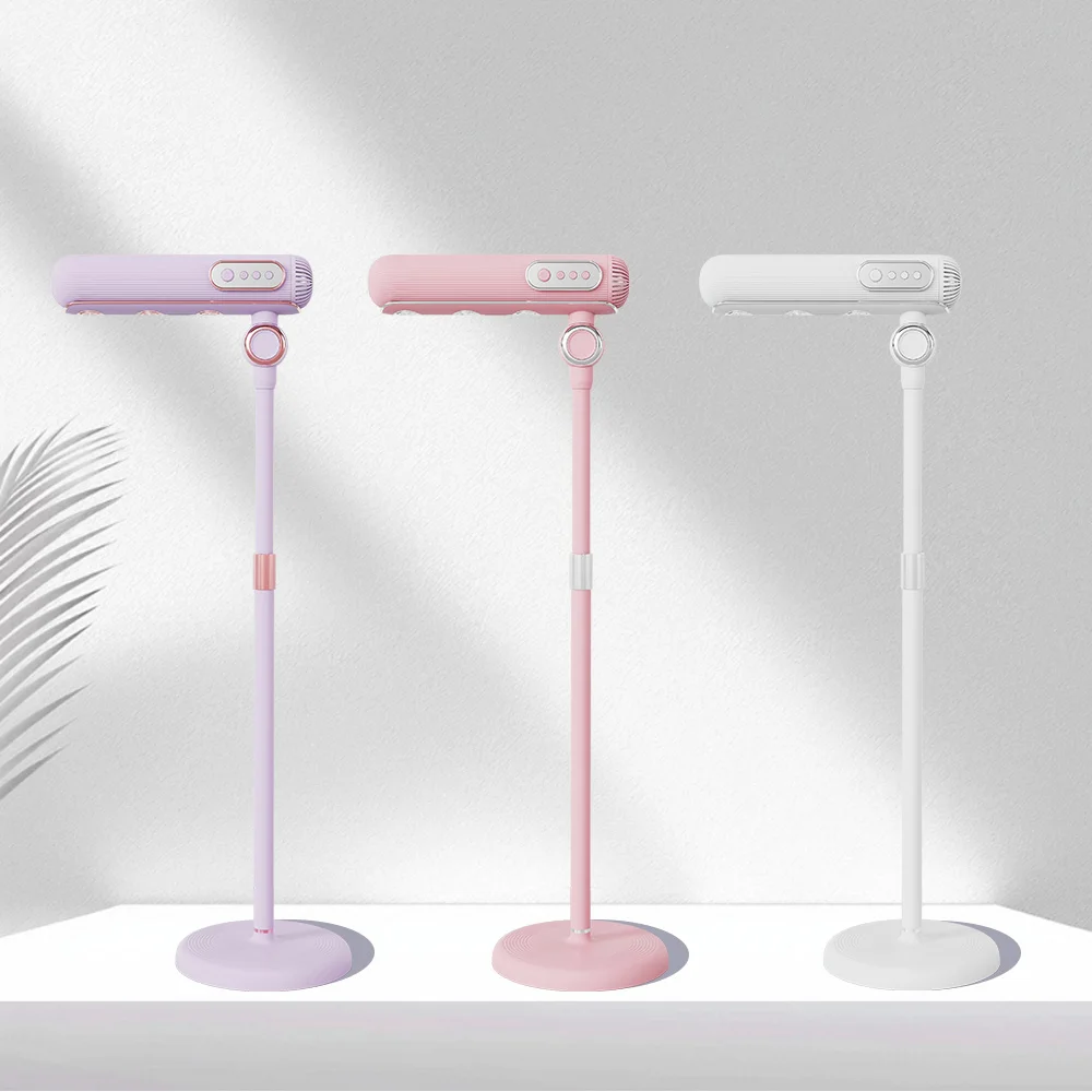 Lazy Hands Free Stand Hair Dryer pink Standing Hair Dryer Vertical