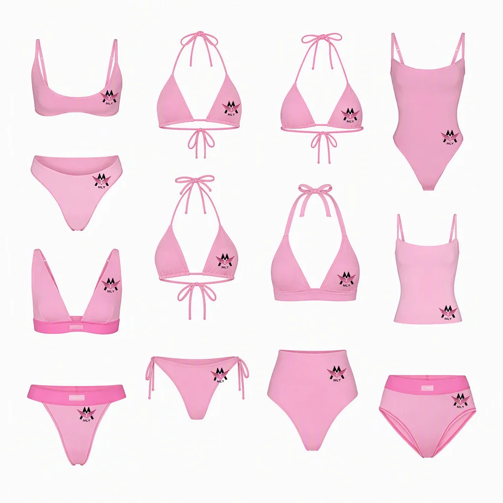 Custom Logo Micro Bikini Extreme G String Thong Bikini Sexy Mini Bathing Suit for Women