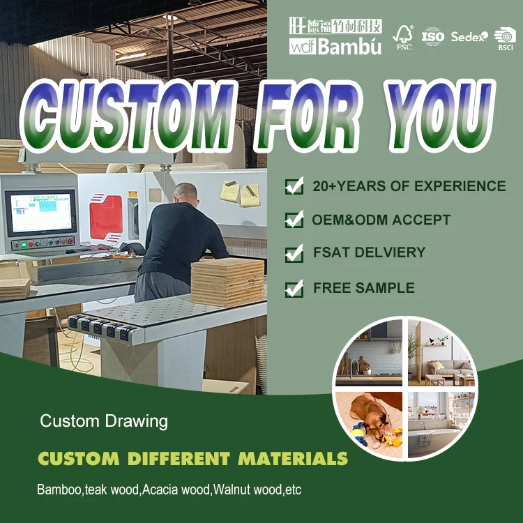 WDF Customize Rectangle Wholesale Elevated Outdoor Wooden Garden Planting Planter Boxes Flower Bed Raised Garden Beds