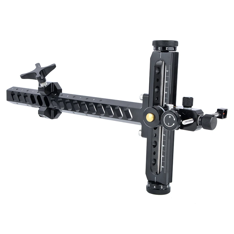 Visiera Per Arco Ricurvo - Mirino Da 6 Pollici A Forma Di T | In Lega Alluminio Per Tiro Con Arco - Foto 5