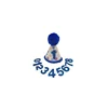 Nouveau chapeau bleu foncé avec numéro