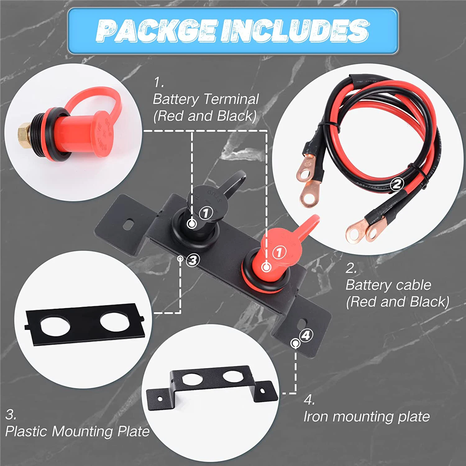 Utv Atv Remote Battery Charger Jumper Posts Rv Battery Jumper Terminals