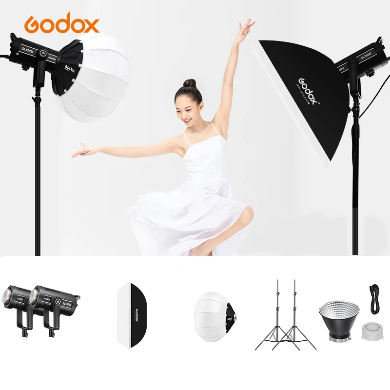 Godox SL150III Luce LED 150W Con Attacco Bowens – Controllo APP, 8 Effetti FX E Color Rendering Perfetto!