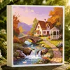Ruisseau de montagne beige