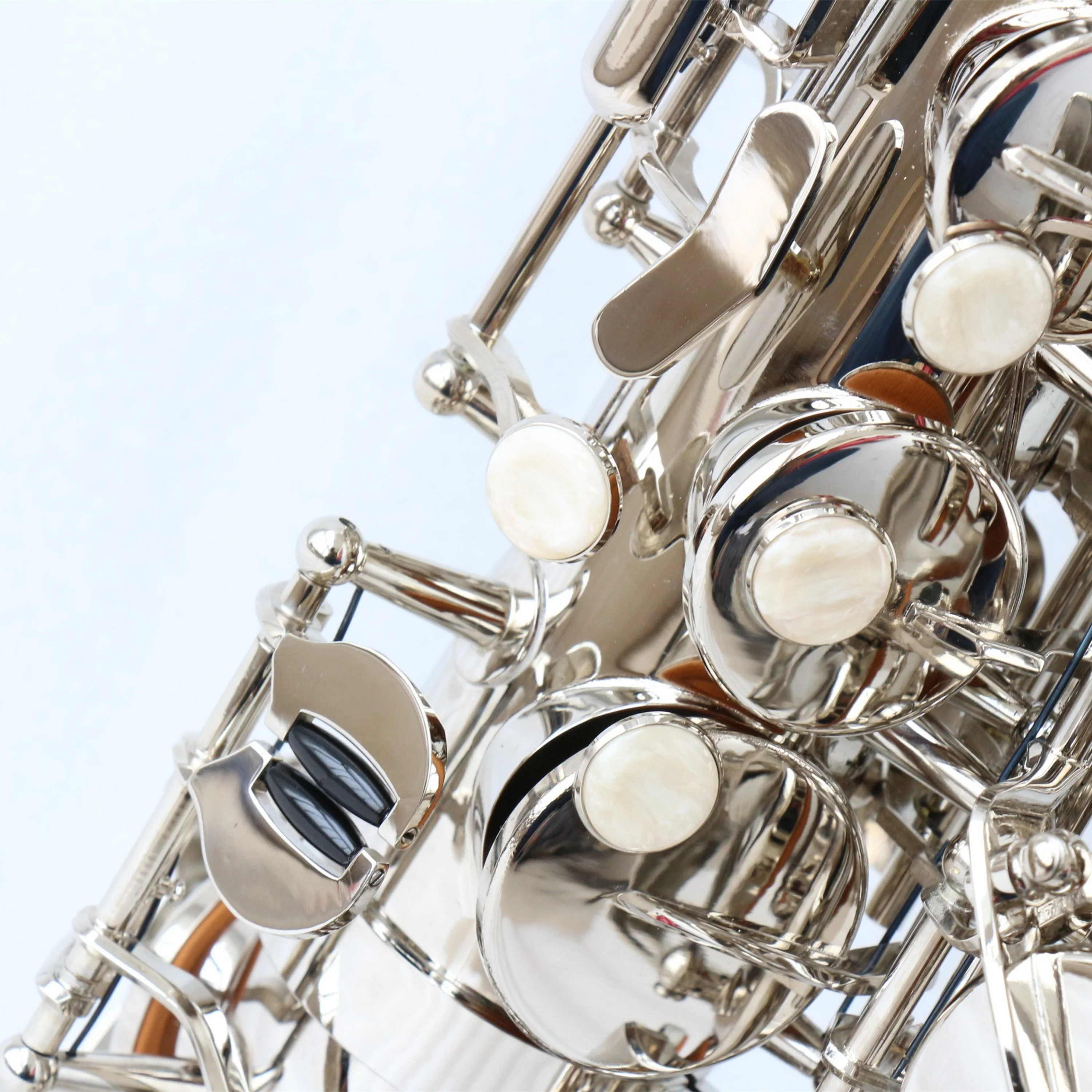 ダブルフィーチャー 銀幕foil セット Focustyle Alto Saxophone - Professional Silver-Nickel Plated