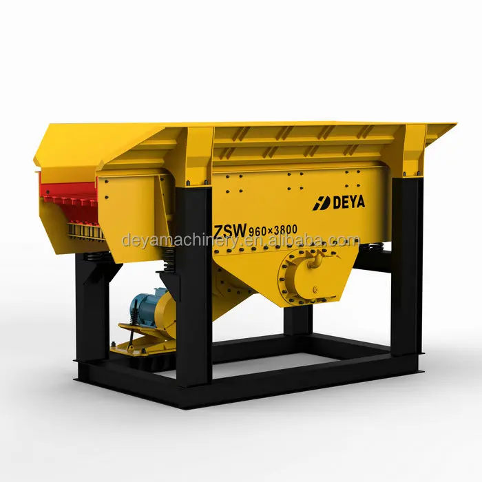 Aggregate Hopper Feeder Vibrating Feeder Machine with Hopper for Stone Crusher Plant