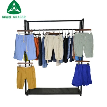 Guangzhou Used Clothes and Shoe Men Short Pants Cheap Used Clothing Used Clothes Second Hand