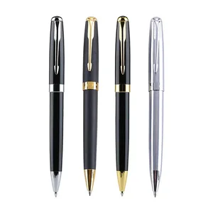Factory High Quality Brand Ball Pens Luxury Customized Logo Advertising Promotional Metal Ballpoint Pen
