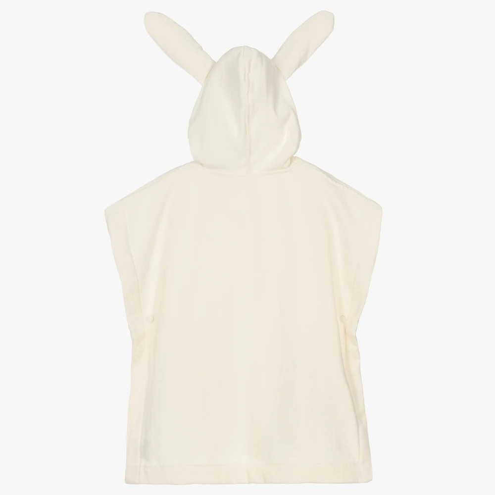 Bunny Design Kids Poncho Towel Organic Cotton Baby Bath Towel Light Weight Kids Hooded Towel manufacture