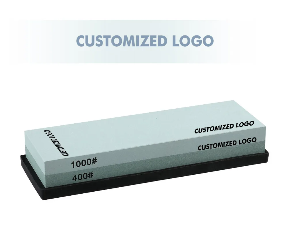 High Quality 2 Stage Whetstone Knife Sharpener Stone Kit 2 Side Grit