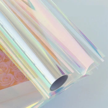 Plastic Waterproof Flower Wrapping Holographic Film Floral Bouquet Packing  Paper - China Wrapping Paper, Kraft Paper