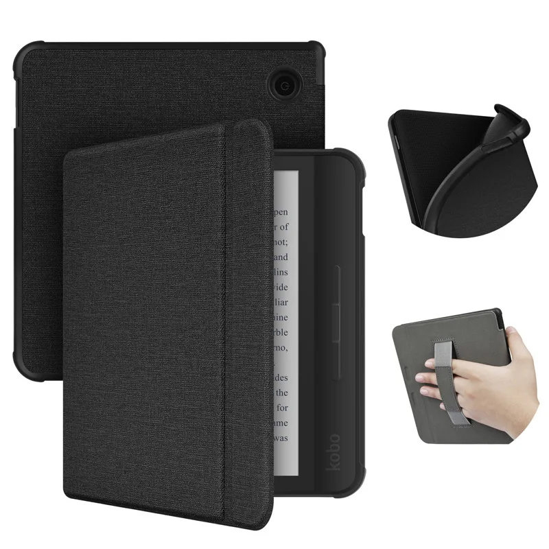 Case Shockproof Tablet For Kobo Libra Color 7 Inch Rugged Leather Slim Light Weight Anti-Drop Myc181 Laudtec