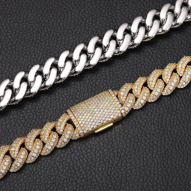 Big & Bold: 15MM Iced Out Cuban Link Chain Necklace - Hip Hop Bling