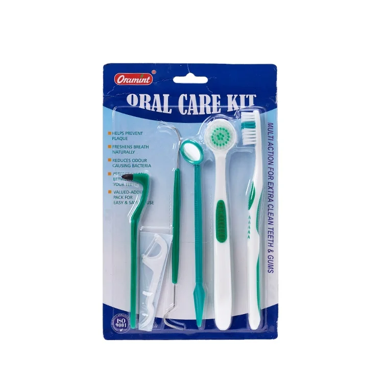 Kit odontológico ortodôntico portátil para limpeza de dentes kit de cuidados bucais
