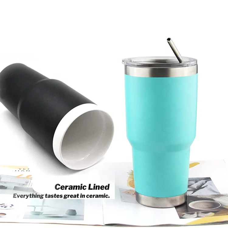 Ceramic Coated Stainless Steel Insulated Tumbler 20oz