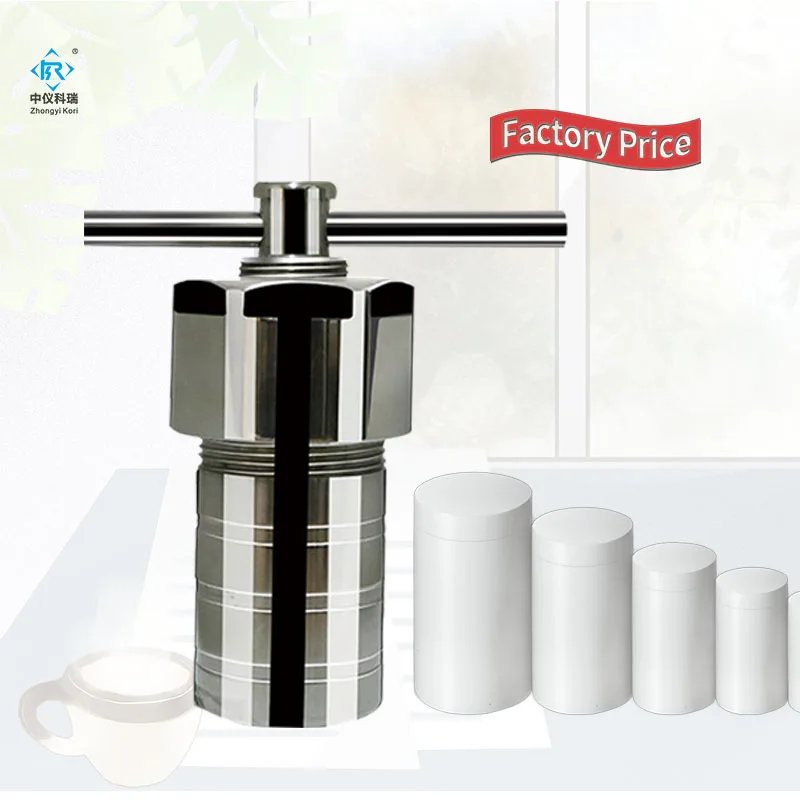 Llaboratory High Pressure Stainless Steel Autoclave Lined Reaction Vessel Hydrothermal Synthesis Reactor Price