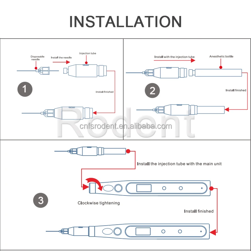 Dental Instrument Dental Oral Anesthesia Injector Portable Painless