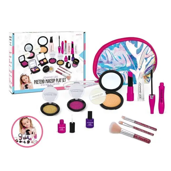 Hot Sale Kids Cosmetic Set Baby Cosmetic Set Girl Real Pretend Play Kids Makeup Kit