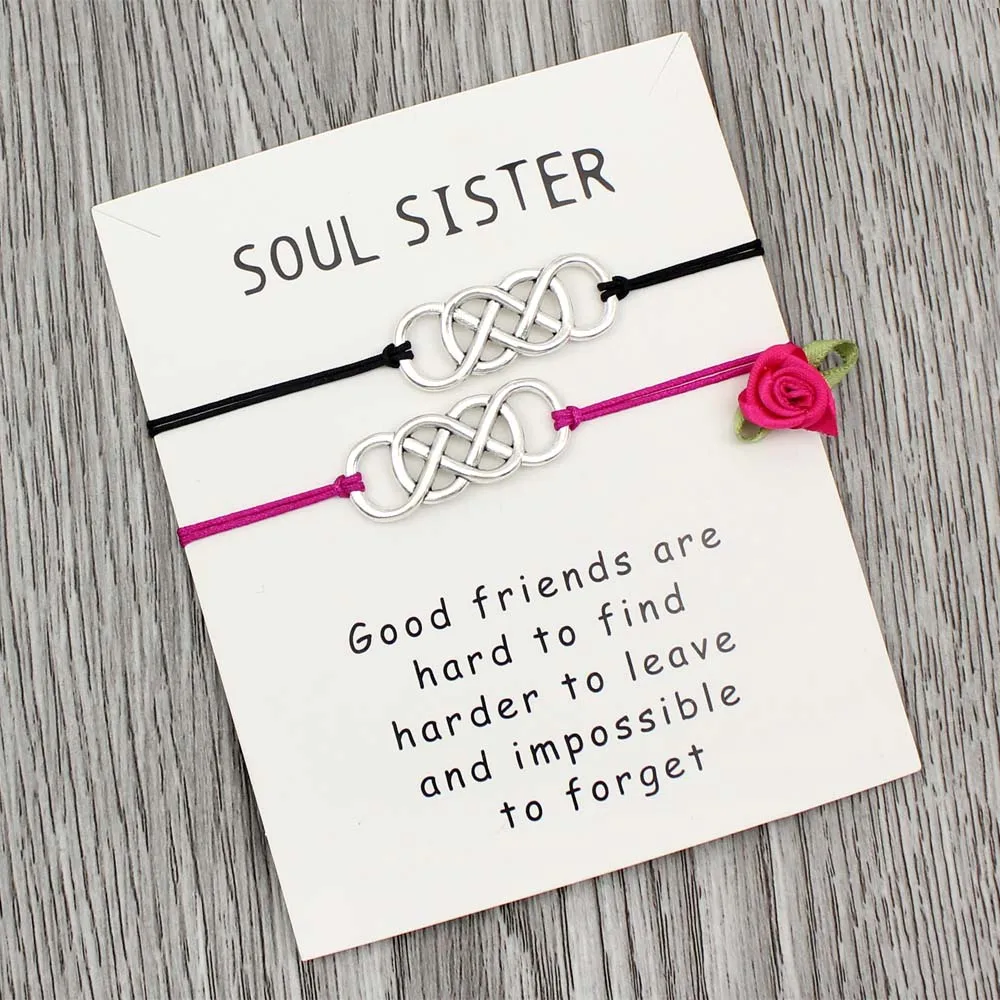 Soul Sisters Bracelet Unbiological Sister Friendship Bracelet Best Friend  Gift Big Little Sorority Soul Sister Gift Best Friend Bracelet - Etsy