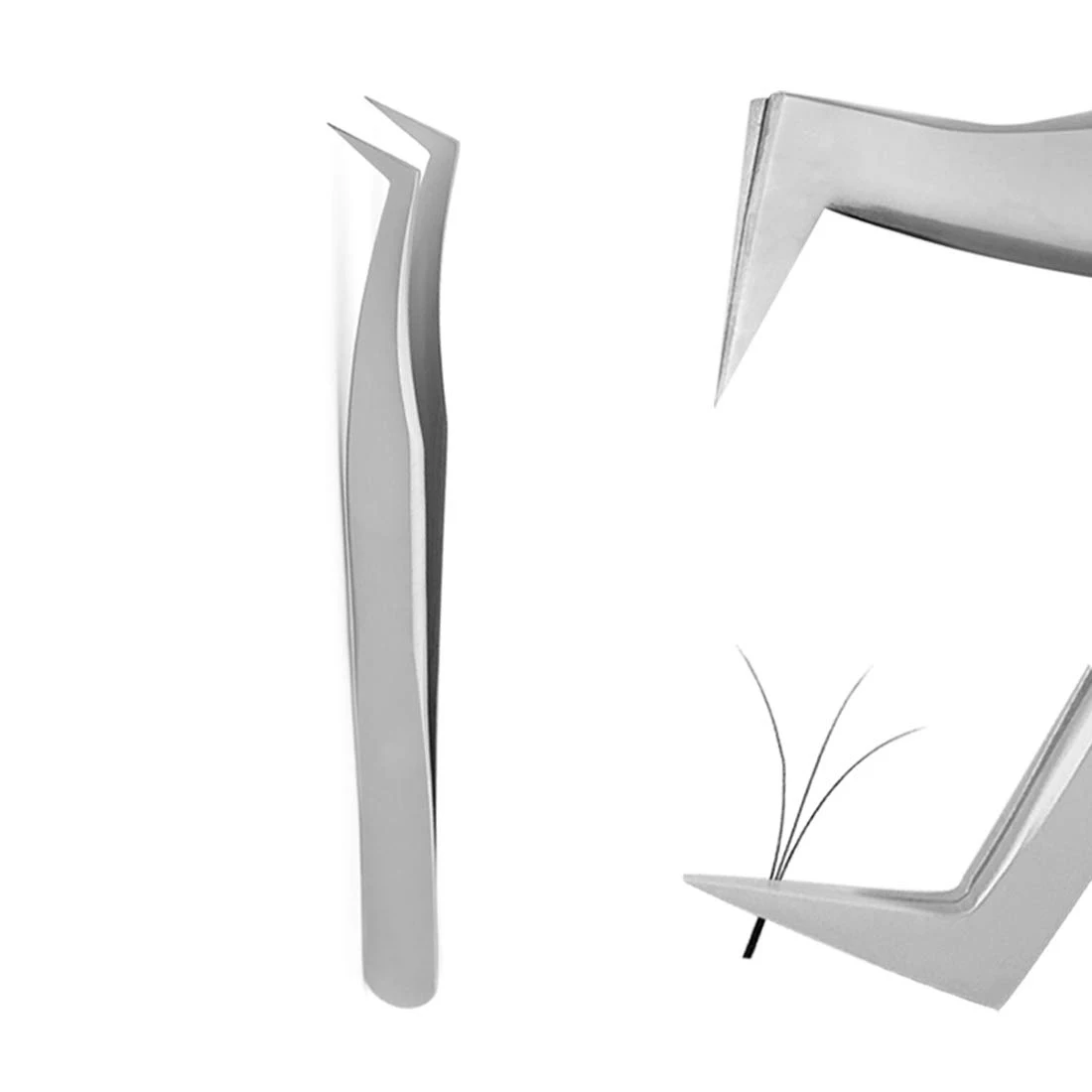 
Профессиональный быстрый Цветущий легкий подтягивающий ресницы русский объем Наращивание ресниц Пинцет 