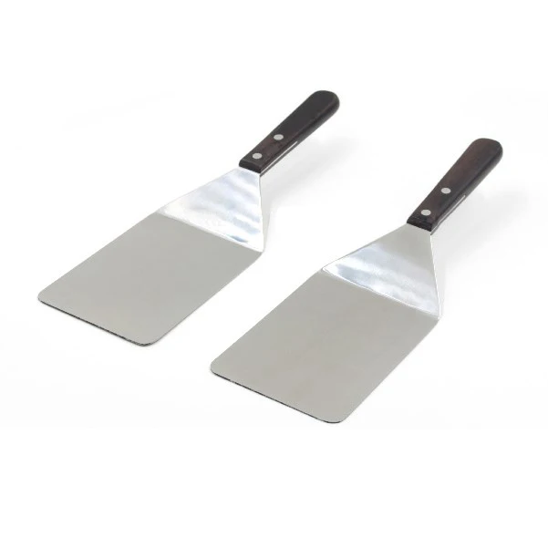 Stainless Steel Blade Grill Slant Edge Scraper Wooden Handle For Food  Service, Cleaning Supplies, Barbecue Cooking Restaurants