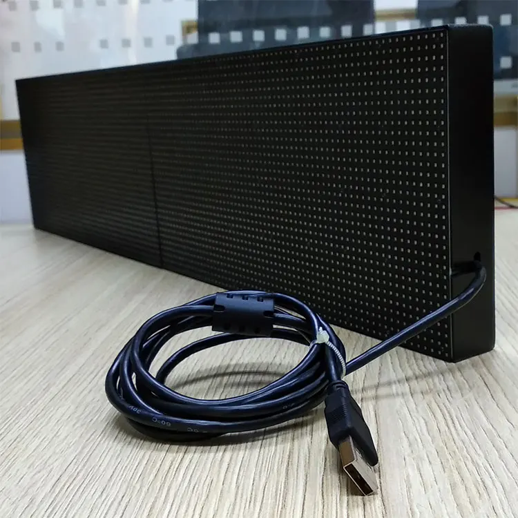 Led Board Display 128X32 Dot Matrix Led Module P4 Booth With Pantallas Led Billboard Signs for Cars Small Led Ticker Display