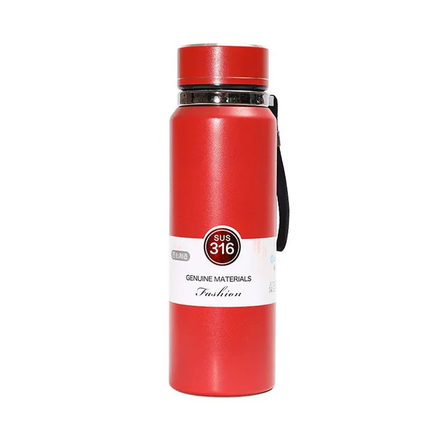 Hot 316 vacuum stainless steel thermos bottle custom logo business gift cup outdoor fitness sports insulated water bottle