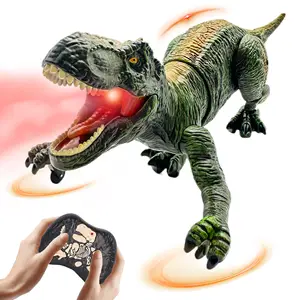 EPT Wholesale Remote Control Dinosaur Toys Animals Electronic RC T Rex Dino Robot with Light-up Toys