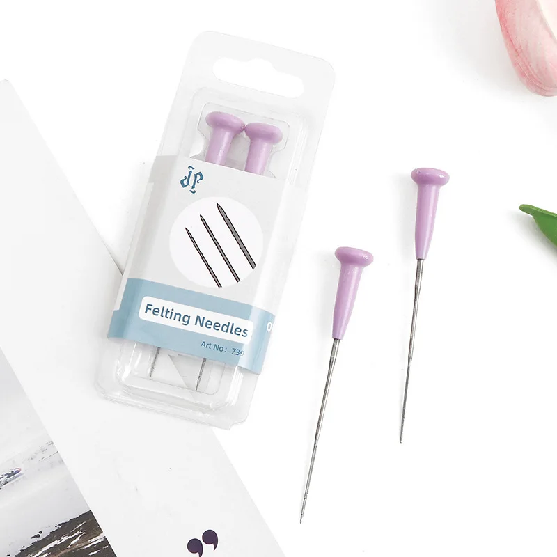 Wool Felting Needle with Comfortable Grip Needle Felting Supply for Beginner Professional Felting Wool Project