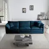 Blue + Chenille + 3 Seat