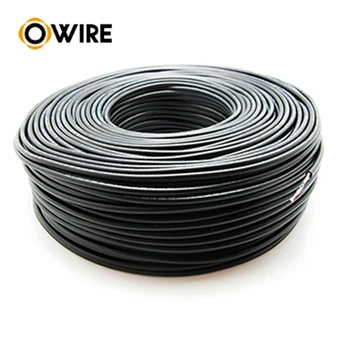High voltage 600 - 1500 v 10 awg 2 core10 1x4mm 2x4mm2 4mm x 1m ac dc photovoltaic solar pv cable wire
