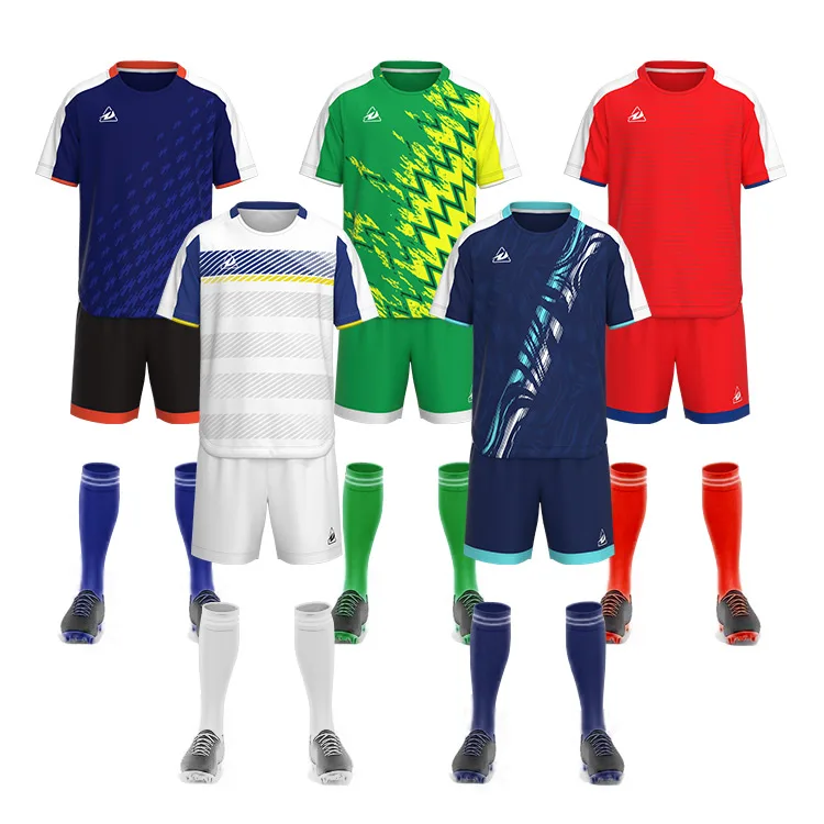 Kids Football Jersey Shirt National Team Soccer Uniform Kits Football Suits