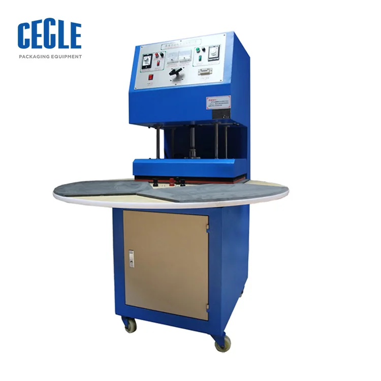 BS-3180 Toothbrush Micro Sd Card Blister Packing Machine with Rotating Table,PVC with Paper Card Blister Sealing Machine