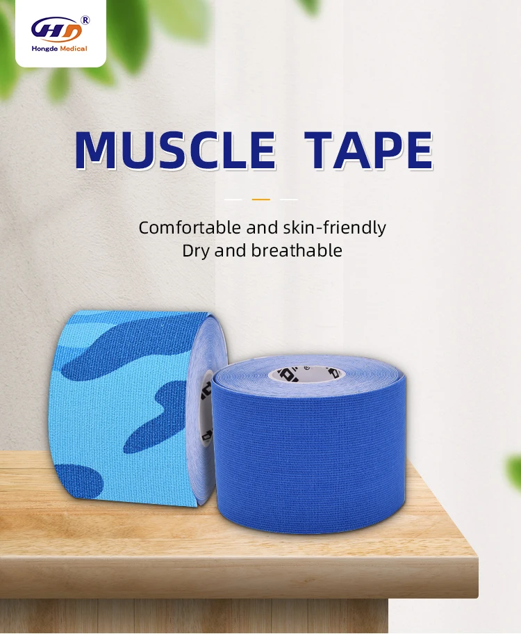 Kinesiology Tape Custom Logo 5cm 10cm Tape Sports Muscle Kt Pre Cut