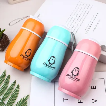 Hot Selling Double Layer Stainless Steel Thermos Cup Set Modern Cartoon Design 750ml Capacity Perfect Student Gift-Wholesale