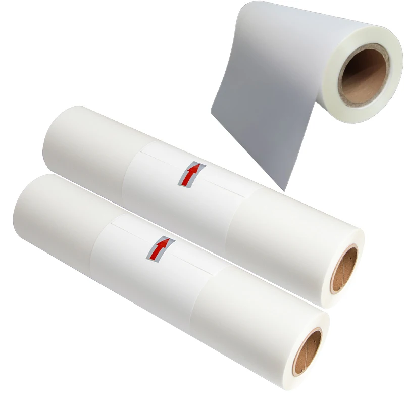 2022 Double Side Matte DTF Film Hot Peel Heat Transfer Film PET Film DTF 60cm 100m Prints for T Shirts Clothing