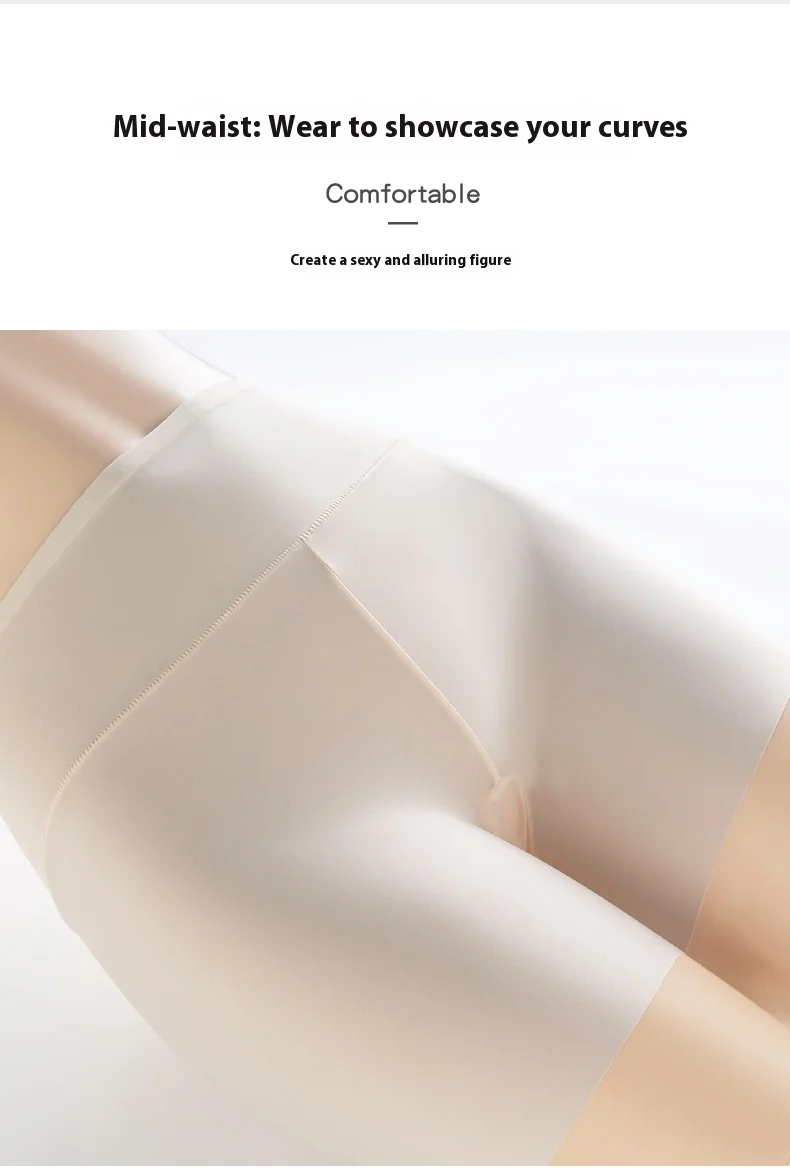 Wholesale New Arrival Ice Silk Women's Shorts Breathable and Antibacterial Ladies Panties Women's Underwear Custom OEM Supplier