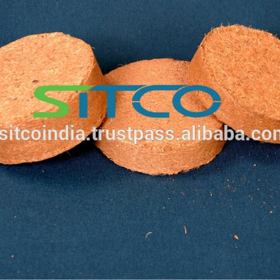 Coco peat disc for seed germination - from SITCO