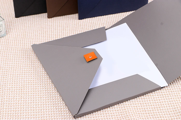 High Quality A4 Size Stylish Duplex File Folders Made Cardboard Elastic ...