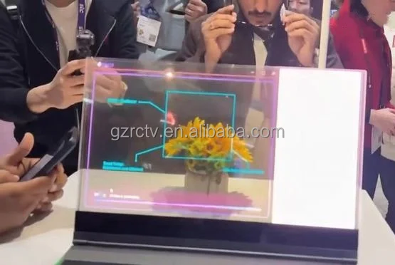 1080p FHD 1080x1920 OLED Transparent Display 55 Inch Indoor for Retail Store Subway Airport Advertising SDK Function 1 Year