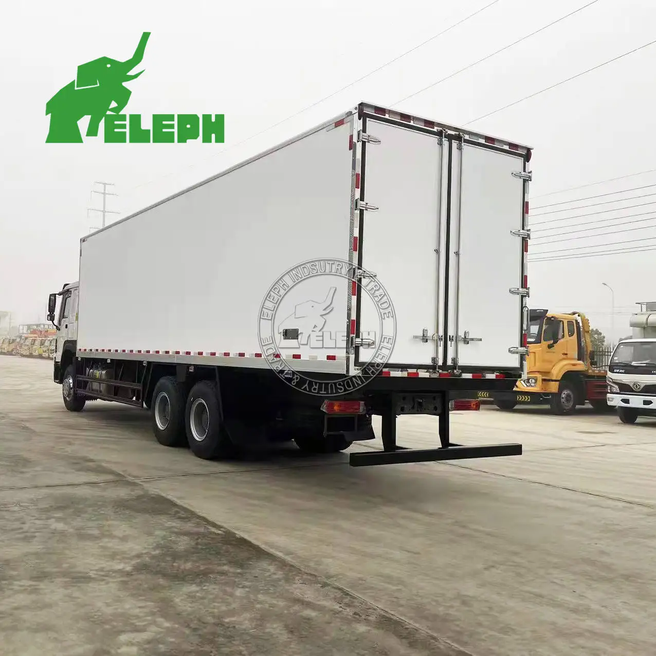 Reefer Refrigerated Box Electric Gas Absorption Farm Refrigerator Semi Trailer for Sale
