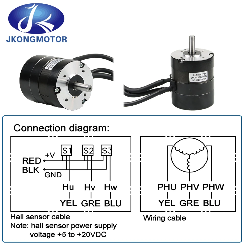 36v, 24v or 12v 4000rpm Dc Servo Motor, Brushless Version 42 57mm Bldc  Motor with 1000ppr for DIY Design