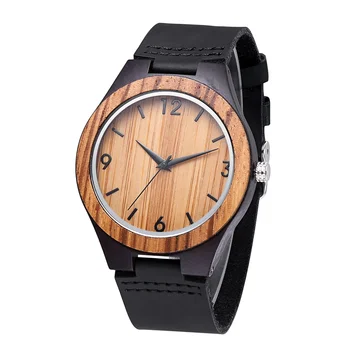 TJW Luxury Wooden Watch with Coin Design Small Batch Customization Natural Wood OEM/ODM Supported