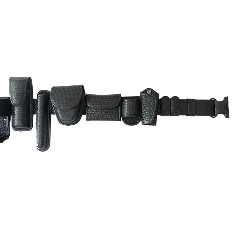 Premium Sport Enthusiasts Duty Belt Kit Multifunctional Belt Rig Kit Tactical Training Detachable Duty Belt Kit Includes Pouches