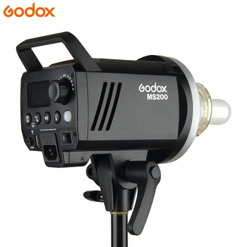 Godox MS200 200W  Portable Mini Master Studio Flash Light Lighting Photo Mini Flash Strobe Light Small Studio Photography detail image