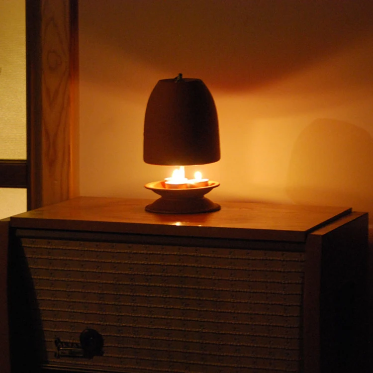 Ubobo Mushroom Tealight Candle Heater Ceramic Terracotta Candle Heater