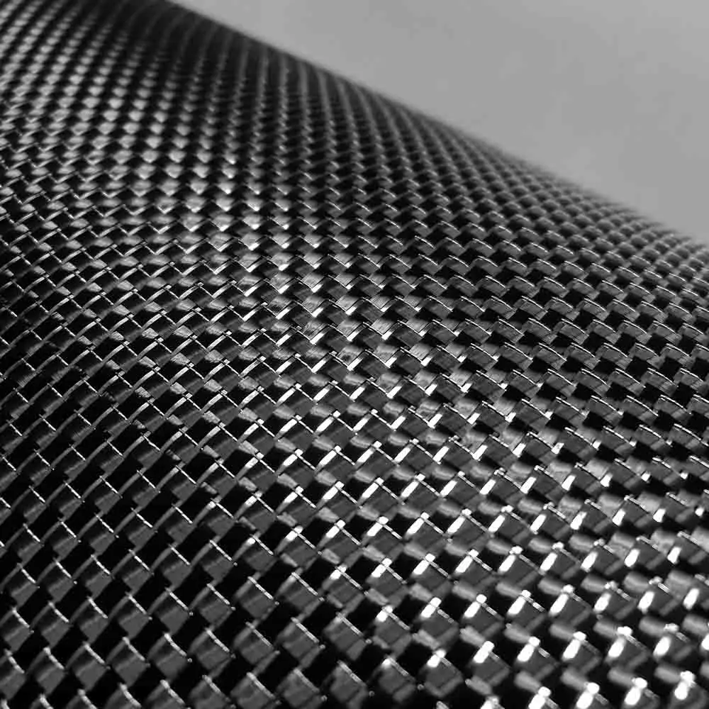 3K Plain Carbon Fiber Cloth Fabric 198gsm High-Strength Weave Lightweight Twill Flat and Roll Patterns